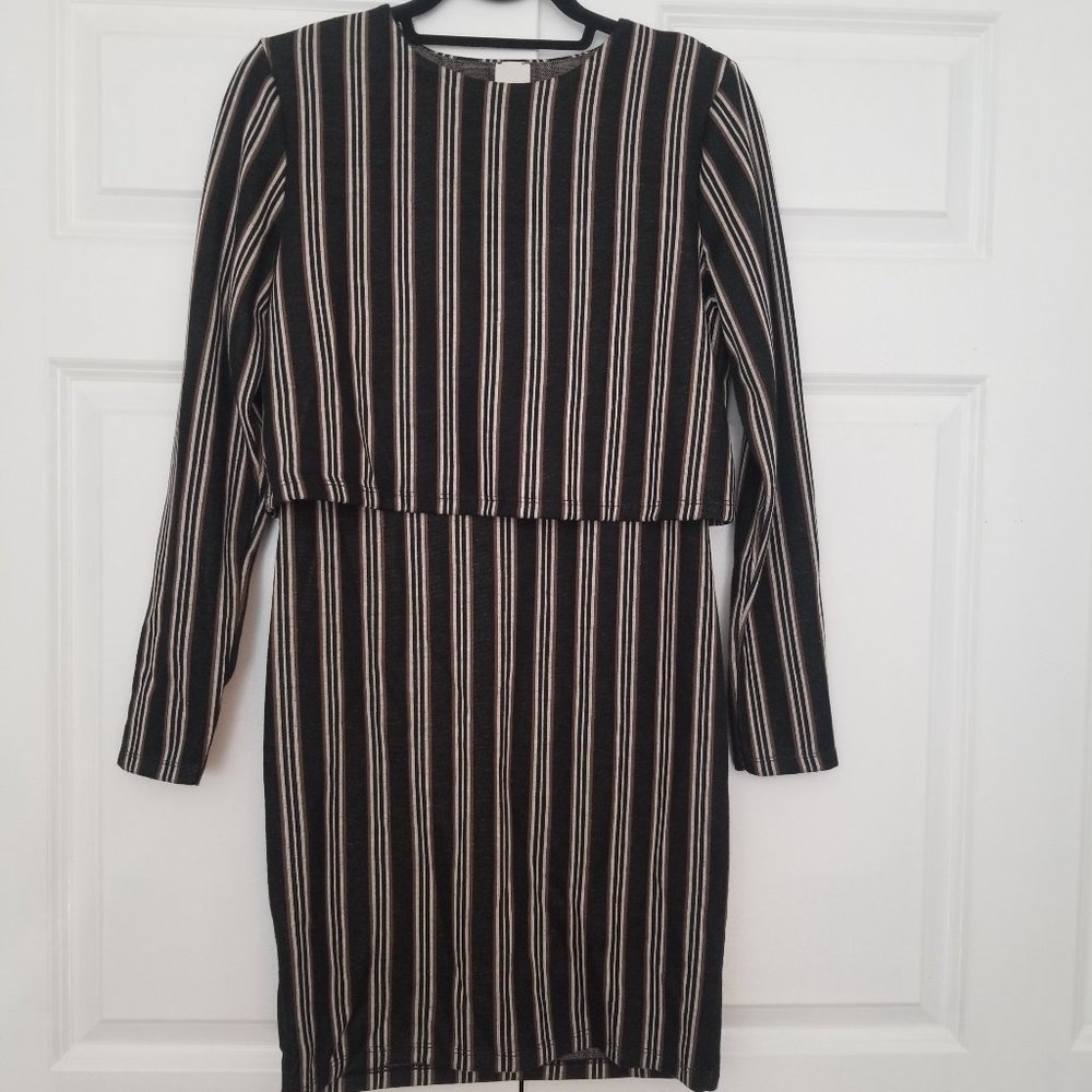 River Island Striped Bodycon Dress